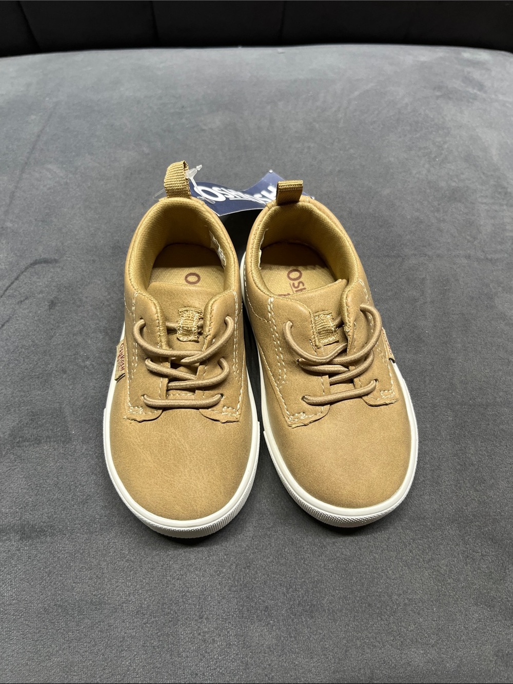 OshKosh B'gosh Kids Camel/Tan Casual Lace-Up Sneakers